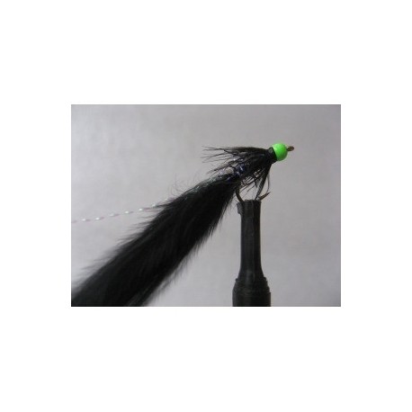Lures 2 hot head green uv micro black tadpole $2.34
