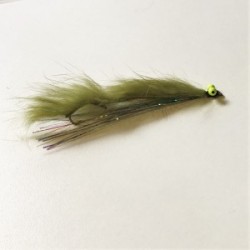 Lures 2 chartreuse eyed light olive snake $6.80