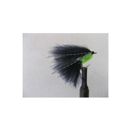 Lures 2 lime black cats whisker $2.34