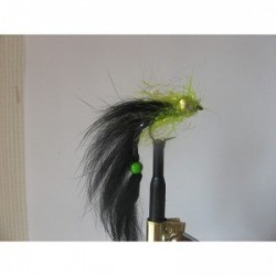 Lures 2 uv green black bunny leech size $2.34