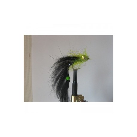 Lures 2 uv green black bunny leech size $2.34