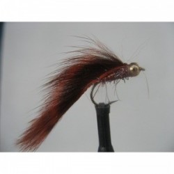Lures 2 gold head orange pine squirrel mini zonker $2.34