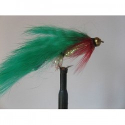 Lures 2 gold head lime green mylar zonker $2.34