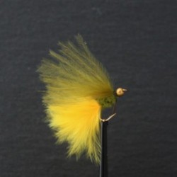 Lures 2 gold head dawsons olive hot tail $2.34