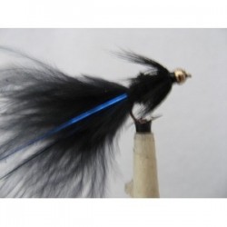 Lures 2 gold head black blue flash tadpole $2.34