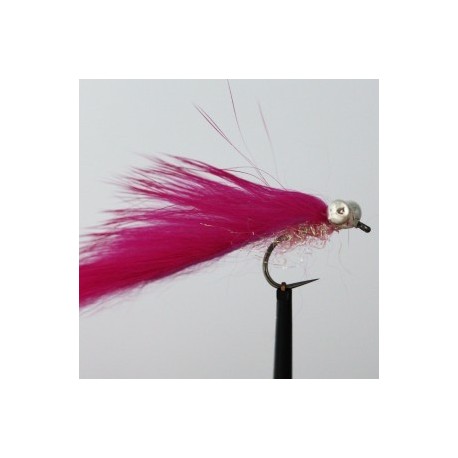 Lures 2 pink zonker silver dumbell eyes $2.34