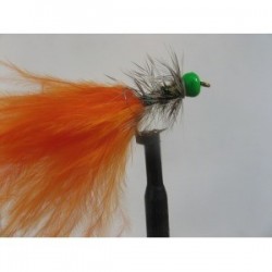 Lures 2 hot head green grizzle orange dancer $2.34