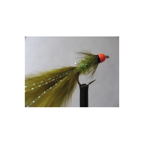 Lures 2 hot head blood red fritz body damsel $2.34