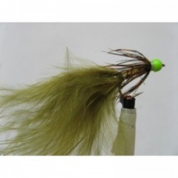 Lures 2 hot head green sparkle tadpole $2.34