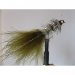 Lures 2 silver and olive humungus $2.34