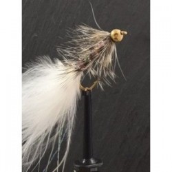 Lures 2 gold head grizzle white dancer $2.34