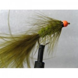 Lures 2 hot head orange woolly buggar $2.34