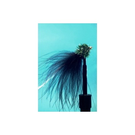 Lures 2 green and black gold head fritz ipl $2.34