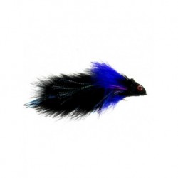 Bass Flies meat puppet black and purple $8.50