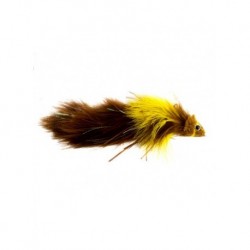 Bass Flies meat puppet brown and yellow $8.50