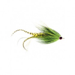 Bass Flies musky bandit chartreuse and black $8.50