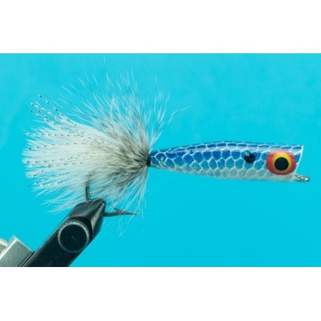 Bass Flies pencil popper blue large $8.50