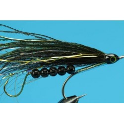 Bass Flies pike fly black large $8.50