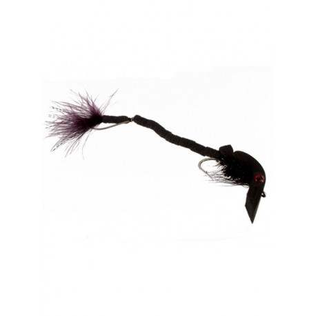Bass Flies pillow biter black $8.50
