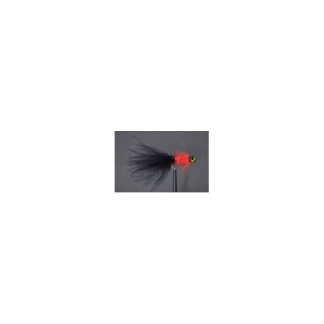 Lures Long Shank Black & Red Leadhead $2.34