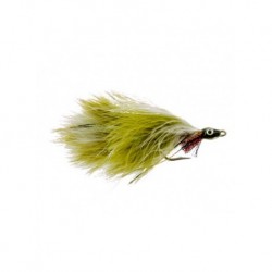 Bass Flies revenge olive and white $8.50