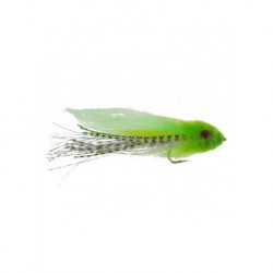 Bass Flies wool head chartreuse $8.50