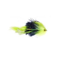 Bass Flies Zukowskis Dr Jekyll Black Chartreuse $8.50