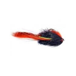 Bass Flies Zukowskis DrJekyll Black Orange $8.50