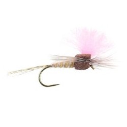 Barbless Flies Salmon Tan High Viz Paradream BL $2.34