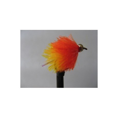 Blobs orange sunburst gold head blob $2.34