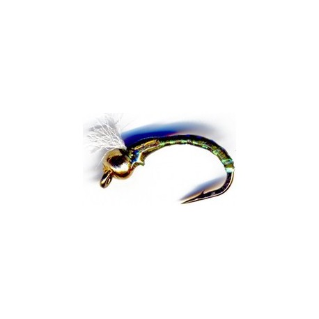 Buzzer 3D Glass Epoxy Bead Head Nymph Orange $2.34