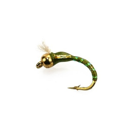 Buzzer 3D Glass Epoxy Bead Head Nymph Gold $2.34