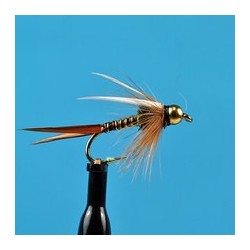 Beaded Nymphs Bead Head Hot Wired Prince Red Chartreuse $2.42