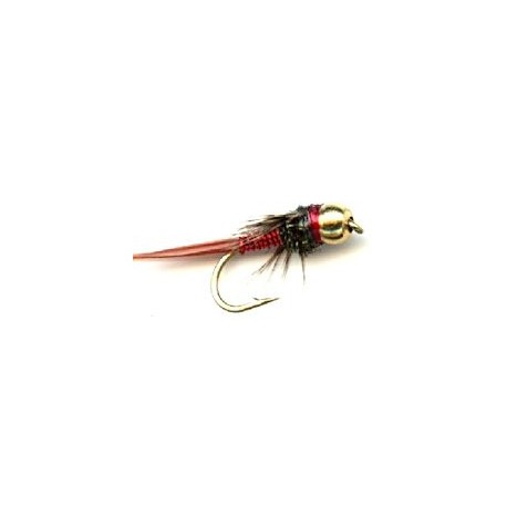 Nymphs red copper john nymph button $2.34