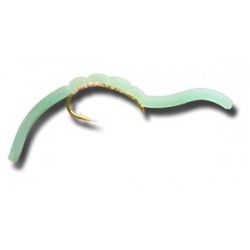 Nymphs Squiggly San Juan Worm Glow In The Dark $2.34