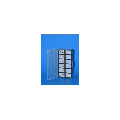 Nymphs Super Slim Magnetic Fly Box Midge Selection $2.34