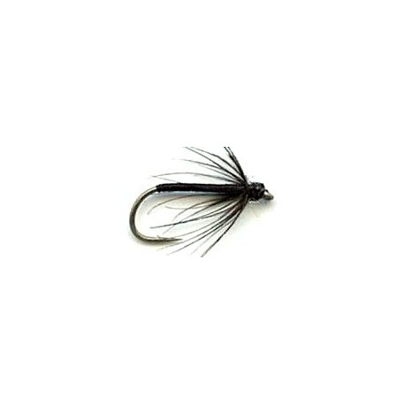 Nymphs black soft hackle button $2.34