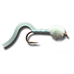 Nymphs Egg Sucking Squiggly Worm Glow In The Dark $2.34