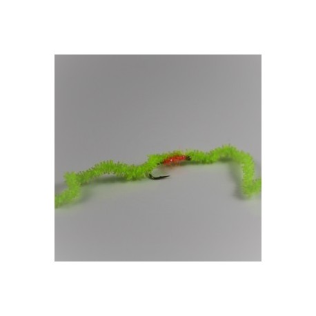 Nymphs hulk orange uv fritz chewing gum worm $2.34
