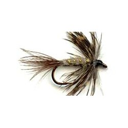 Nymphs march brown soft hackle button $2.34