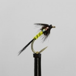 Nymphs black yellow bodied silver cheeks cruncher $2.34
