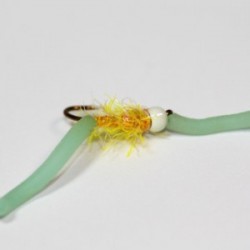 Nymphs phosphor blue glow in the dark squirmy worm $2.34