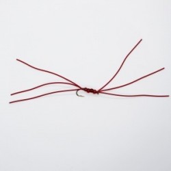 Nymphs red rubber blood worm $2.34
