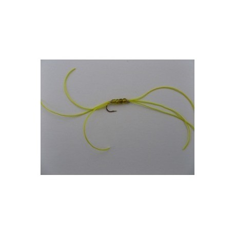 Nymphs yellow flexifloss blood worm $2.34