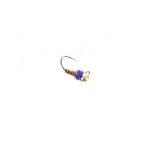 Nymphs beadhead tactical jigged frenchie purple $2.34