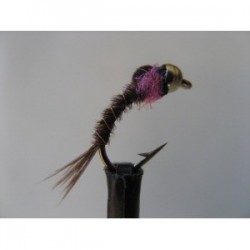 Nymphs pheasant tail pink tungsten $2.34