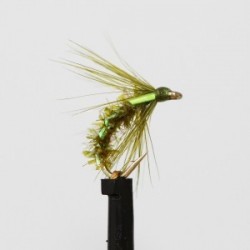 Nymphs Standards ian s pearly olive emerger buzzer $2.34