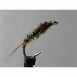 Nymphs Standards uv rib olive holo red diawl bach $2.34