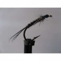 Nymphs Standards muskins black neon nymph $2.34