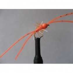 Nymphs Standards hot head fl orange perfect rubber bw $2.34